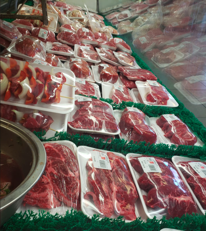 Chuck Roast, Rump Roast, Chilli Meat, Stew Meat, Beef Fajita Wraps, Ground Sirloin, Ground Chuck, Beef Cutlets, Veal, Briskett Sliced, Briskett Chopped